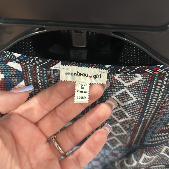 Monteau girl size medium (10) kids dress - Picture 2 of 3